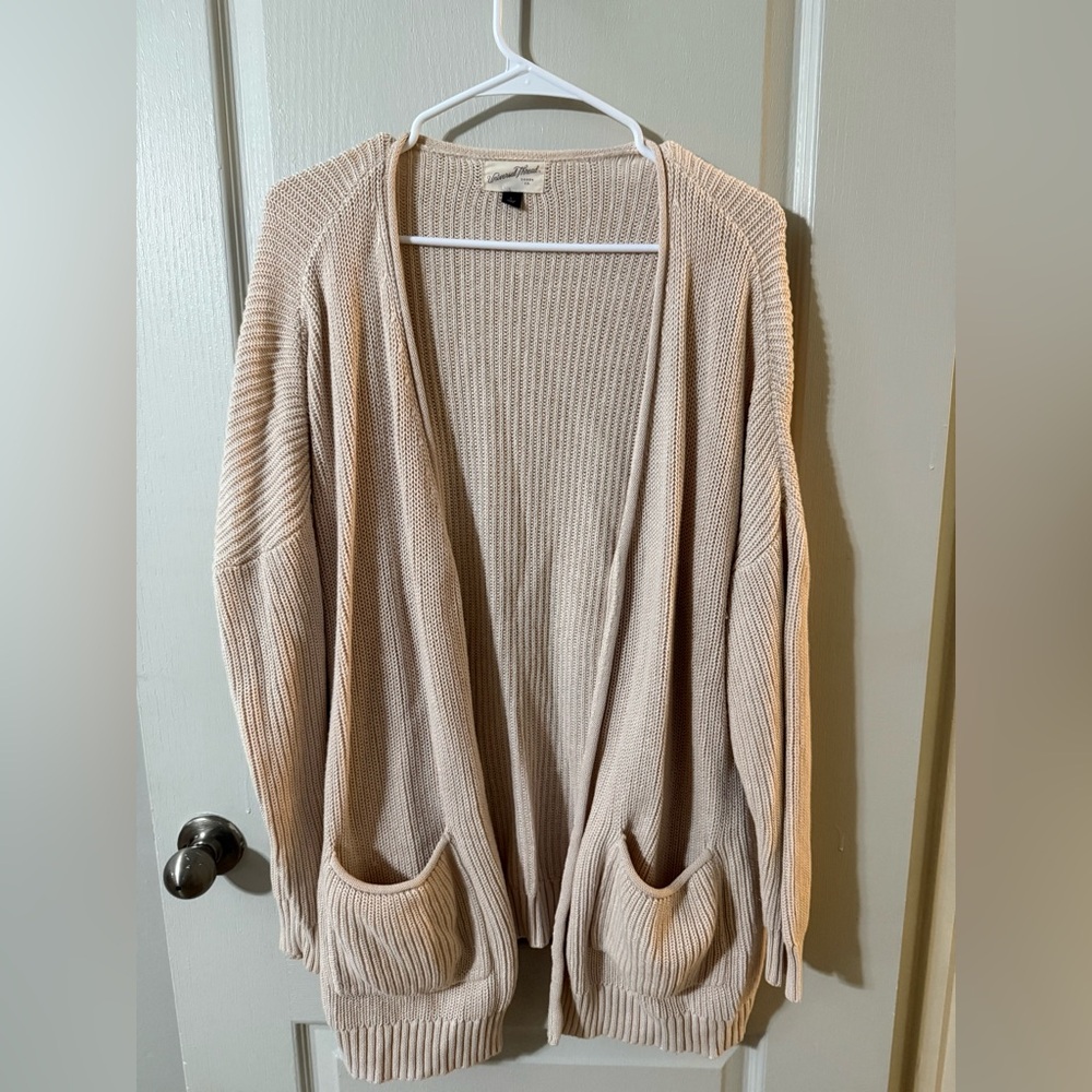 Oatmeal oversized cardigan